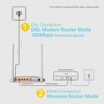 TP-Link TD-W9970 V3 N300 Беспроводной маршрутизатор со встроенным VDSL/ADSL-модемом и USB-портом