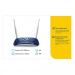 TP-Link TD-W8960N V8 N300 Беспроводной маршрутизатор со встроенным ADSL-модемом