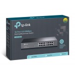 TP-Link TL-SF1016DS V4  16-портовый Fast Ethernet настольный/монтируемый в стойку коммутатор