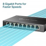 TP-Link TL-SG108E V5 Easy Smart гигабитный 8-портовый коммутатор