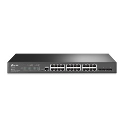 TP-Link TL-SG3428 V1 JetStream 24‑портовый гигабитный управляемый коммутатор L2 с 4 SFP‑слотами