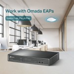 TP-Link TL-SF1008LP V1 8-портовый 10/100 Мбит/с настольный коммутатор с 4 портами PoE