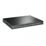 TP-Link TL-SG3452P V1 JetStream 48‑портовый гигабитный управляемый РоЕ-коммутатор L2+ с 4 SFP‑слотами