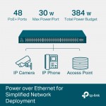 TP-Link TL-SG3452P V1 JetStream 48‑портовый гигабитный управляемый РоЕ-коммутатор L2+ с 4 SFP‑слотами