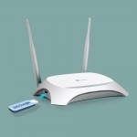 TP-Link TL-MR3420 V5 N300 Беспроводной маршрутизатор с USB-портом и поддержкой 3G/4G USB-модемов