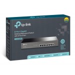 TP-Link TL-SG1008MP V1 8-портовый настольный/монтируемый в стойку гигабитный коммутатор с 8 портами PoE+