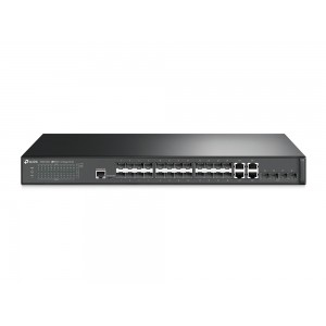 TP-Link T2600G-28SQ V1 JetStream гигабитный управляемый коммутатор уровня L2+ на 24 SFP-слота и 4 SFP+ слота