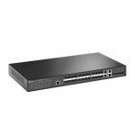TP-Link T2600G-28SQ V1 JetStream гигабитный управляемый коммутатор уровня L2+ на 24 SFP-слота и 4 SFP+ слота