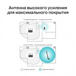 TP-Link Archer T2U Plus V1 AC600 Двухдиапазонный беспроводной USB-адаптер высокого усиления